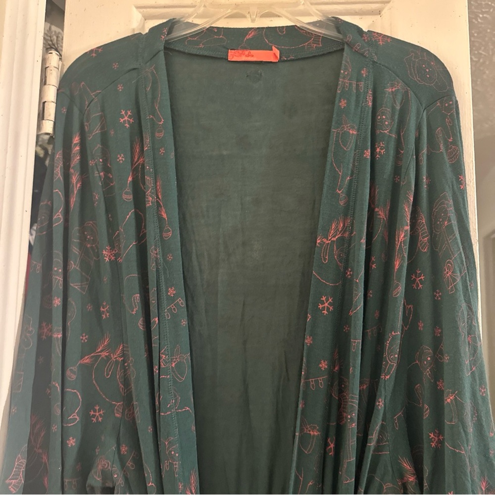Prana Heavenly Christmas Sloth Robe Size S - Picture 6 of 11